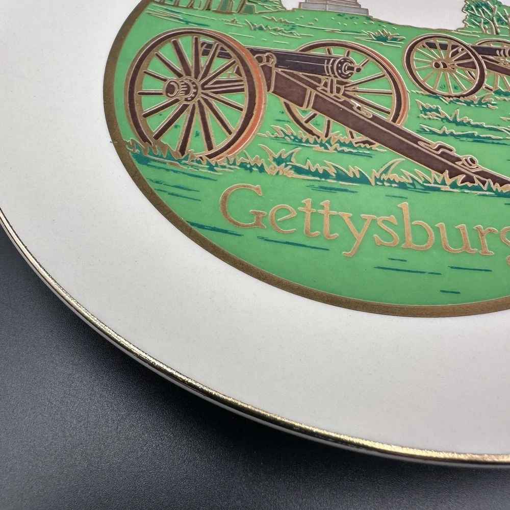 Vintage Gettysburg Hanging plate 7.5 